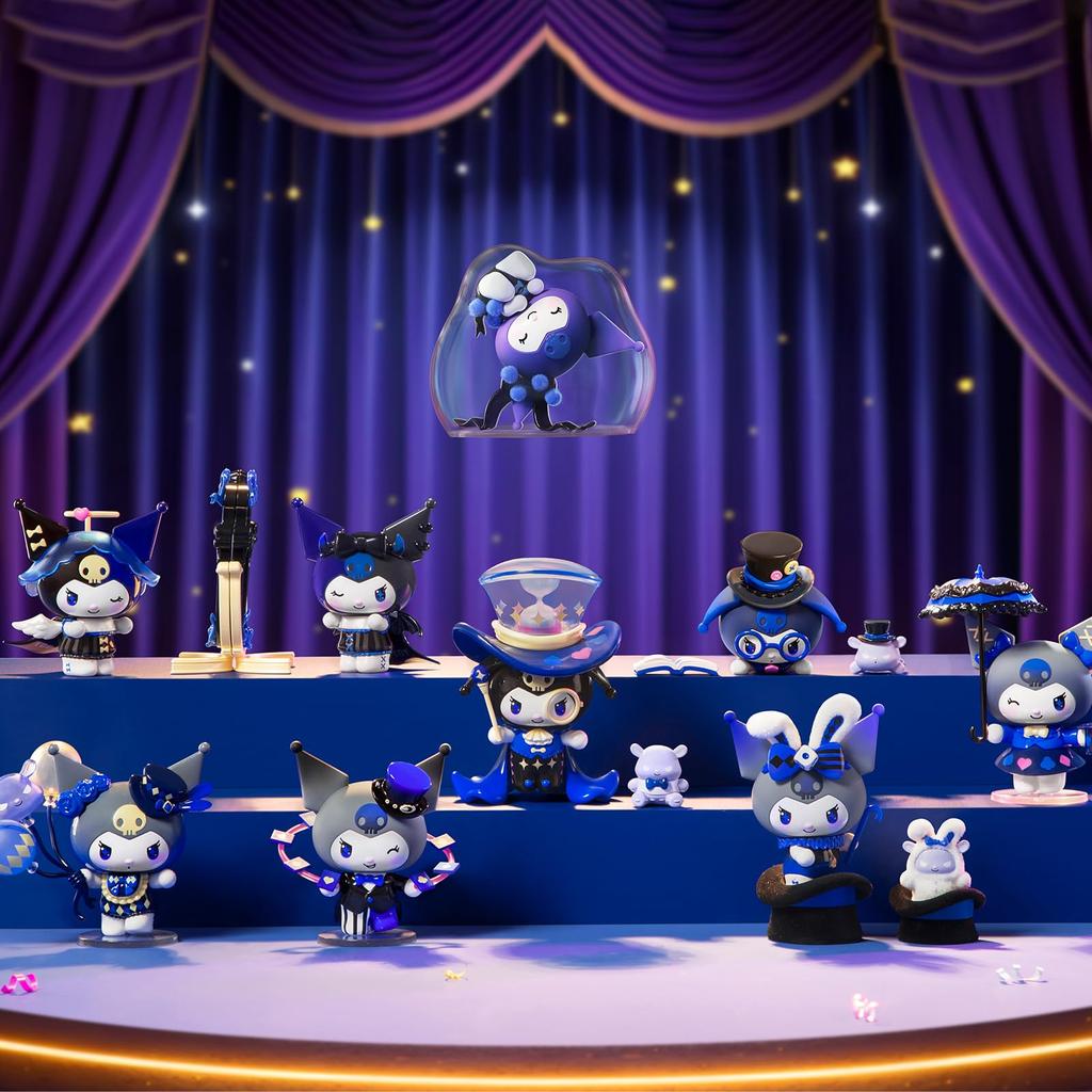 ЛУЧШАЯ ИГРУШКА Sanrio Kuromi Серия «Магический ученик» Фигурка-гачапон в закрытой коробке Мягкий винил ПВХ Премиальная игрушка Подарок на день рождения Коллекционер персонажа Куроми [1