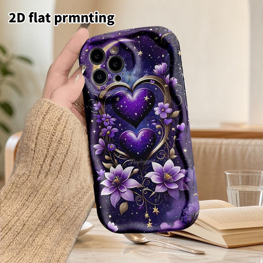 Phone Case: 2D flat design suitable for iPhone 18, 17, 16, 15, 14, 13Pro protective cases, couple style, sparkling butterfly, Christmas and Halloween