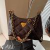 Корейская модная нишевая легкая роскошь, высококачественная текстура, сумка-цепочка с бриллиантами, повседневная универсальная персонализированная сумка-мессенджер на плечо для поездок на работу