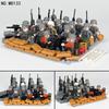 Военная серия Второй мировой войны Battlefield Medical Corps Soldier Building Block Toys
