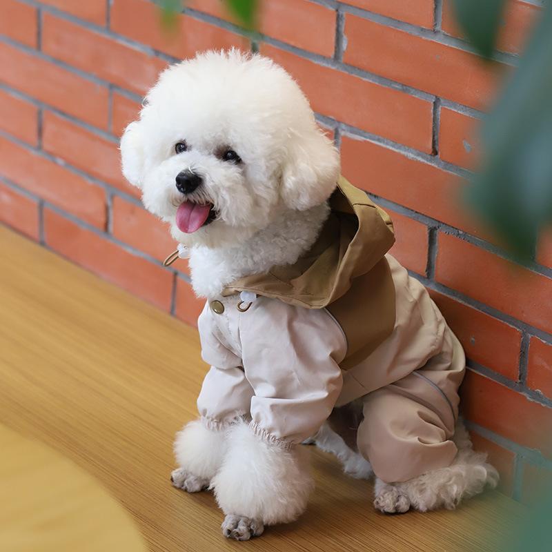 Lightweight Waterproof Dog Raincoat Breathable Windproof Pet Jacket Anti Shedding Summer Outfit For Small Dogs Cats Outdoor Rainy Daily Walking