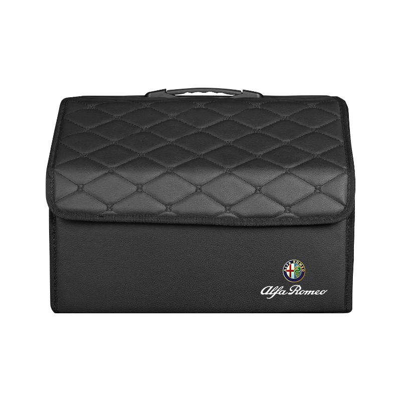 CYJAU1 Car Large Capacity Trunk Storage Box Organize Collection Case For Alfa Romeo 156 159 147 4C 8C 166 Giulia Giulietta Mito Stelvio