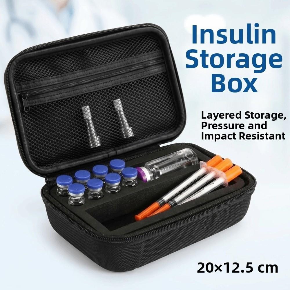 8/10 Slots Insulin Vial Protector 1-10ML Essential Oils Carrying Box Travel Use