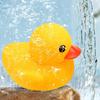 5Pcs Cute Duck Swimming Water Toys For Children Soft Rubber Float Squeeze Sound Squeaky Bathing Toy For Baby Bath Toys