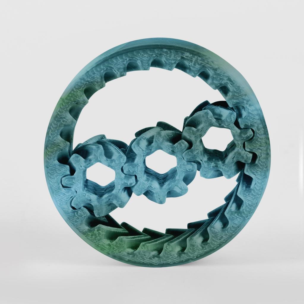 Напечатанный на 3D-принтере быстрый планетарный редуктор с качающимся рычагом, освобождающий от нагрузки, новый взгляд на классический освобождающий рычаг