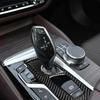 dsgur6 For BMW 5 Series G30 2018-2022 Accessories Carbon Fiber Interior Car Central Control Gear Shift Panel Trim Cover Decor Stickers