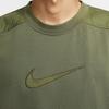 Новый свитшот Nike Dri FIT Standard Issue, мужской, средний размер, оливково-зеленый, FN2668-222