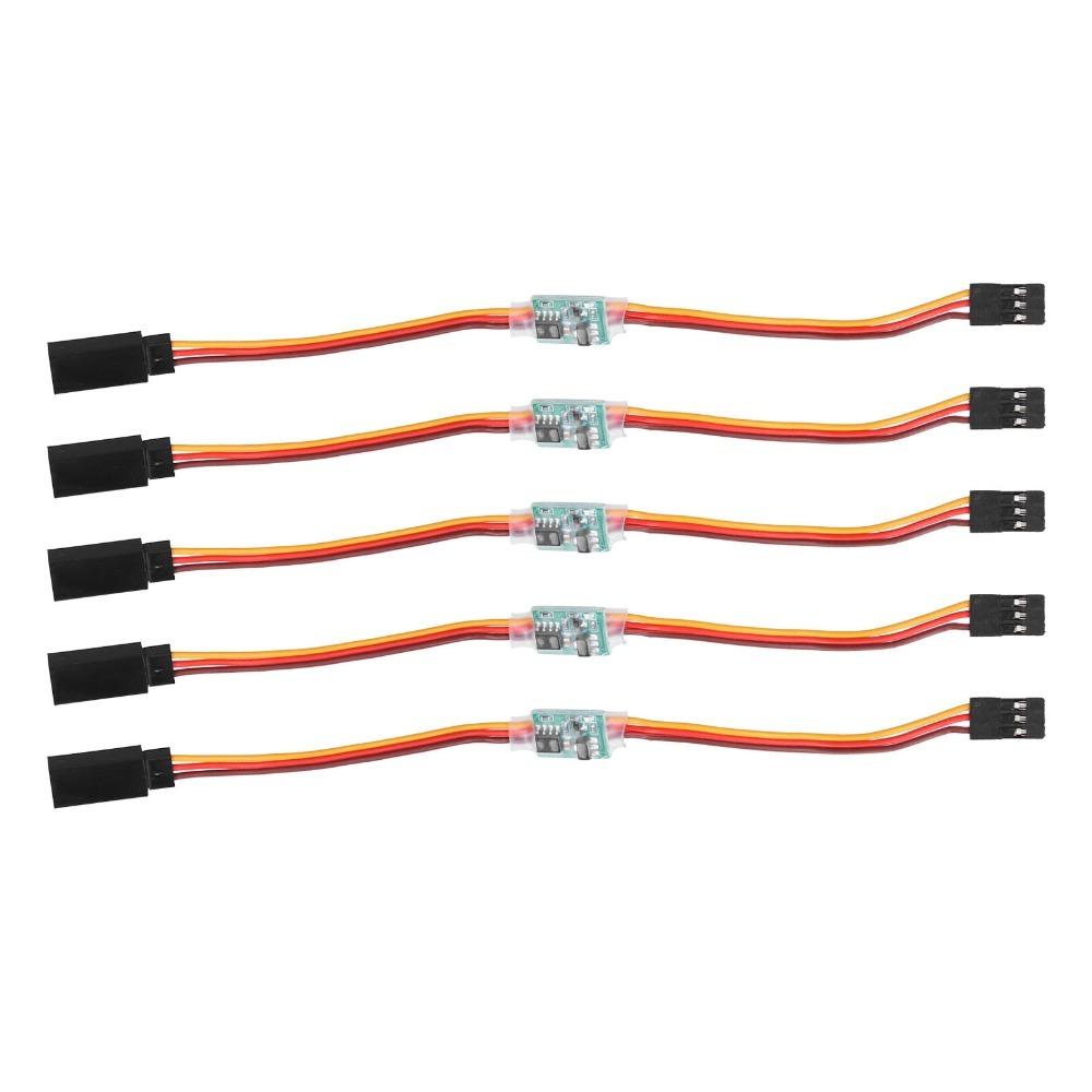 5 Pcs DIY Projects 3.6V‑24V 5A RC Servo Reverser High Pressure Universal Servo Signal Reverser Rotation Inverter Any Servos