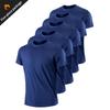 5PCS/Set Men's Casual Breathable Quick-Dry Short Sleeve Sports T-Shirts