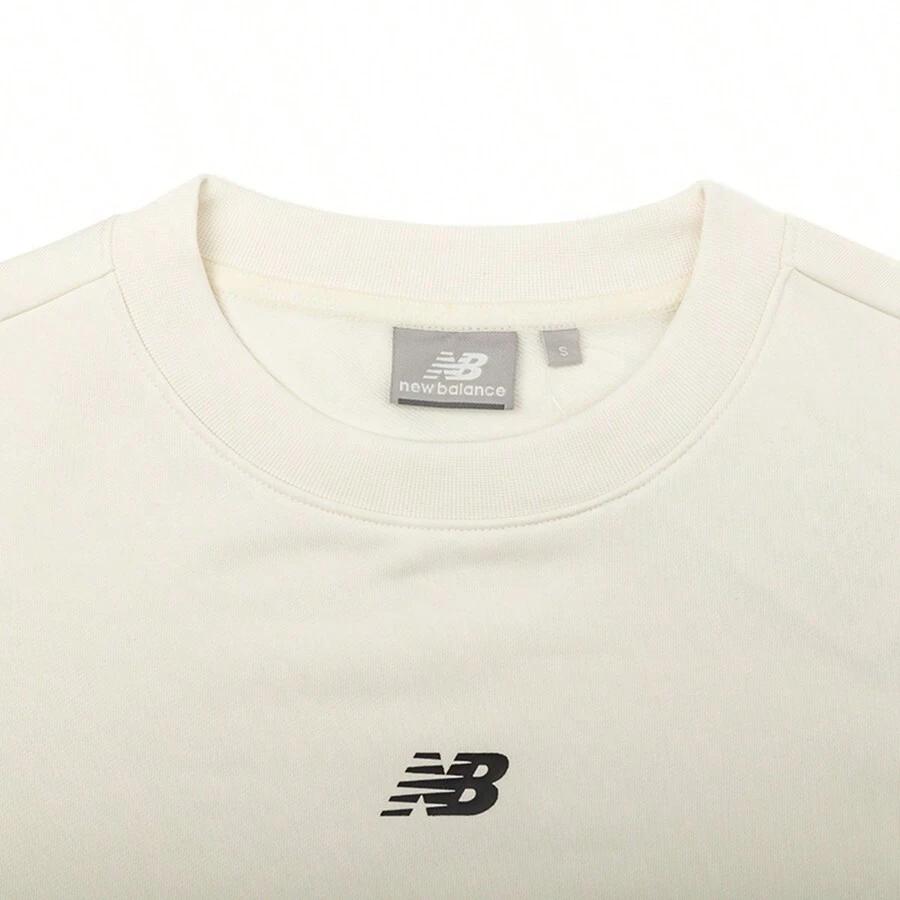 Women's Sweatshirt New Balance Sweatshirt Women's Ecru