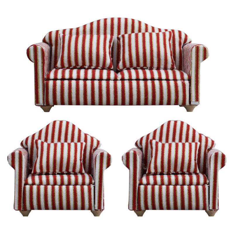 1:12 Миниатюрной мебели для кукольного домика - Одиночный диван для миниатюрной сцены и куклы OB11