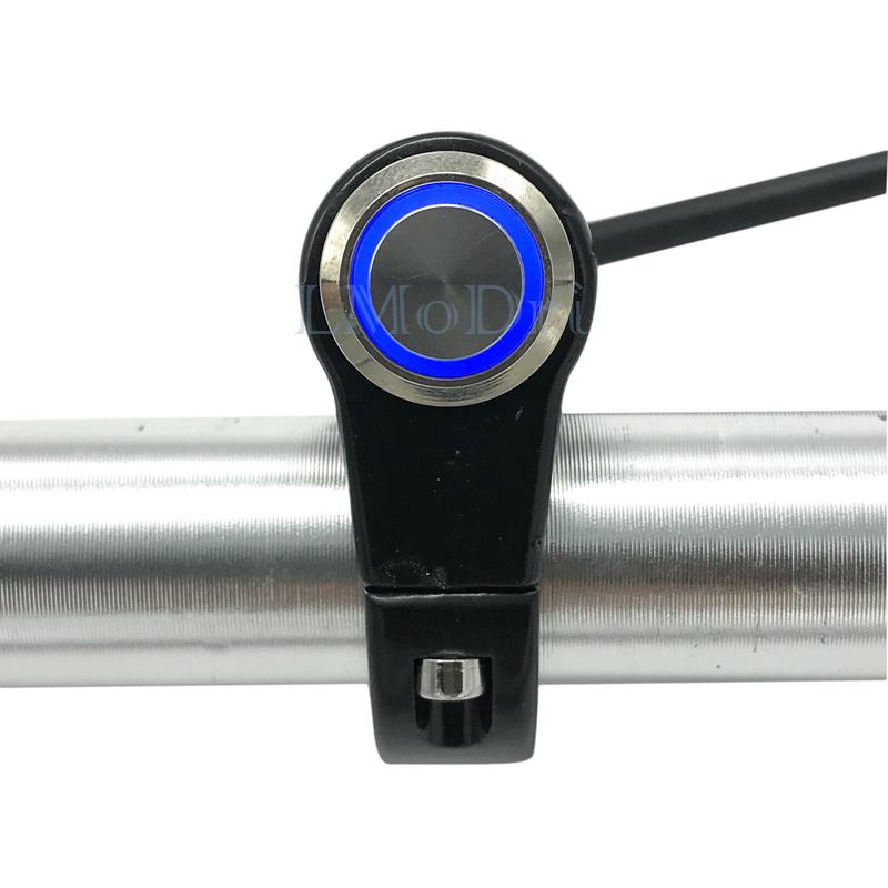 LMoDri переключатели для мотоциклов ATV, руль скутера, фары, аварийный противотуманный свет, переключатель ВКЛ-ВЫКЛ, алюминиевый ручной возврат, оптовая продажа 5