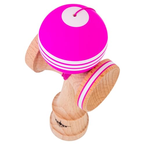 Кендама KENDAMA USA Kaizen Kendama Форма Джет Тройное Разделение (Розовый/Белый)