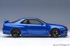 AUTOart Nismo R34 Bayside Blue Finished Product 1/18 GT-R Z-tune