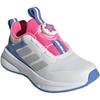 adidas FORTARUN 4.0 Устойчивые к истиранию Низкие Детские Беговые Кроссовки Бело-Розово-Синие Детские Кроссовки HP3586