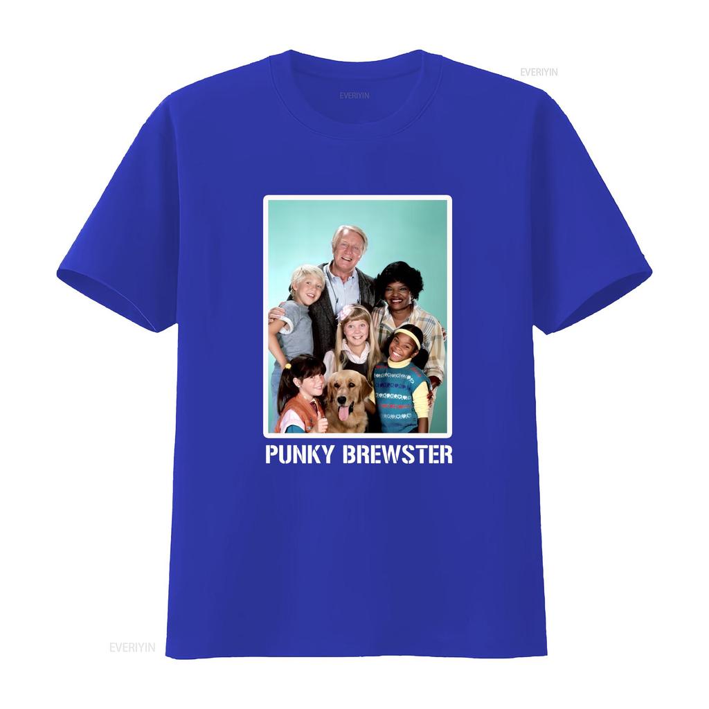 Punky Brewster 80s Tv Show Fan T Shirt Vintage Washed Stretched Soft Versatile Designer Clothes Homme Stylish Fashion Vintage