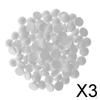 3x Solid Polystyrene Foam Balls, 100 Pieces, 20 Mm, White,