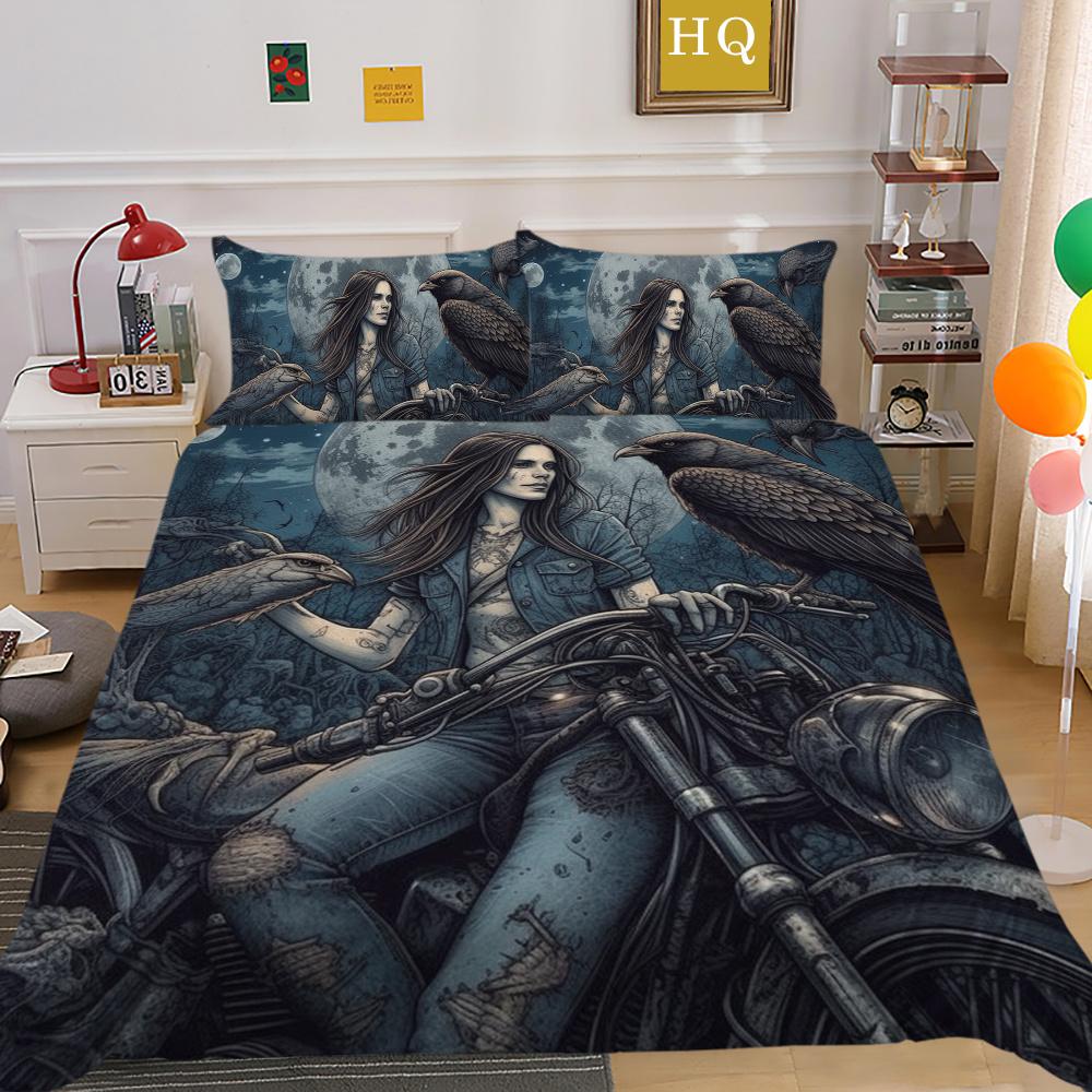 Красивое постельное белье с принтом черепа, одноразмерная полиэстеровая наволочка для девочек и мальчиков, мягкое домашнее постельное белье высокого ранга