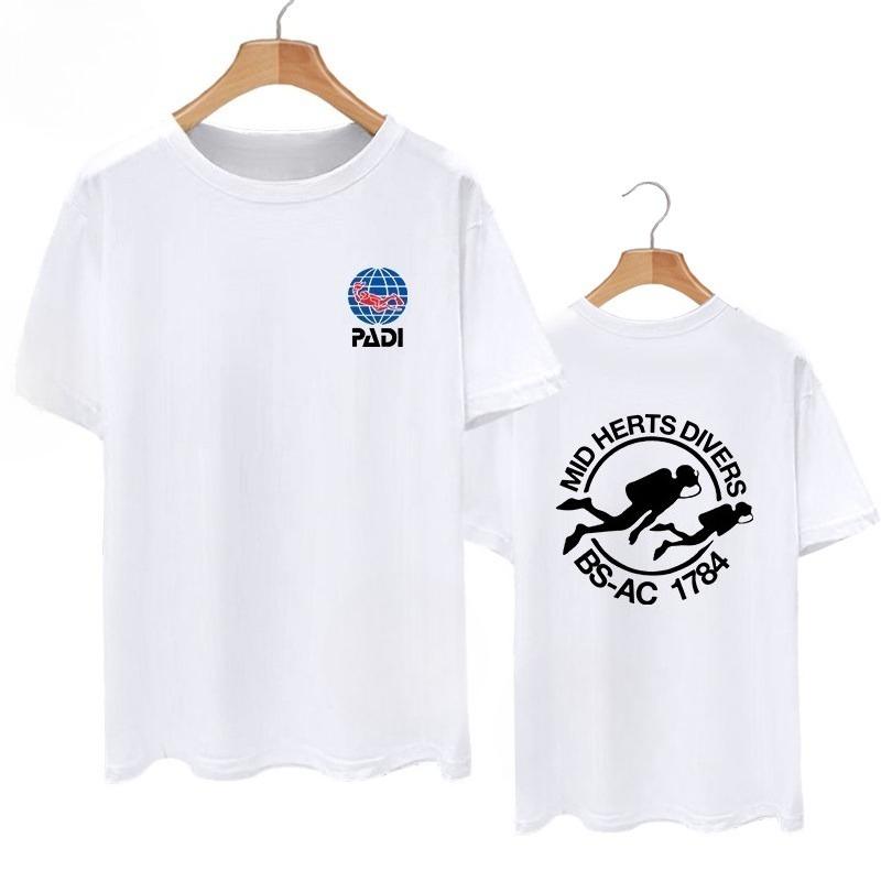 CMAS World Underwater Association PADI Diving Instructor Association Tshirt Unisexs Clothing and Womens 2026 Summer New T Shirt