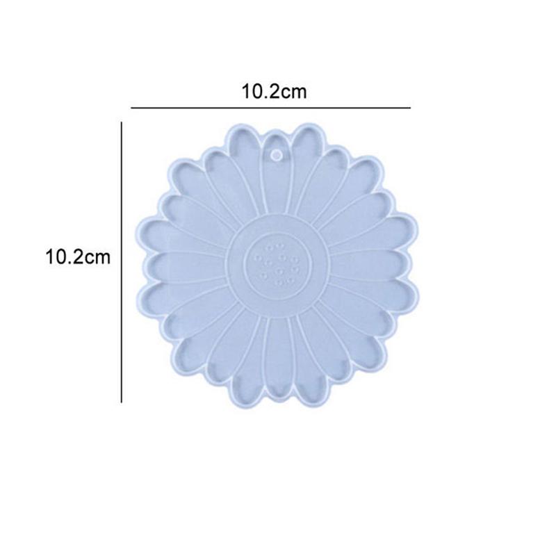 Mould DIY Crystal Resin Hollow Snowflake Heat-Resistant Coaster Mold Snowflake Hanging Ornament Christmas Series Silicone Molds