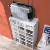 2/3/6 Layers Shoe Storage Box Foldable Sneaker Display Stand Plastic Drawer Transparent Shoe Cabinet Shoe Rack Shoe Organizer