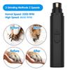 Electric Pet Nail Grinder Painless Paws Grooming and Smoothing Cat Nail Grinder Rechargeable for Small Medium Large Dogs Cats