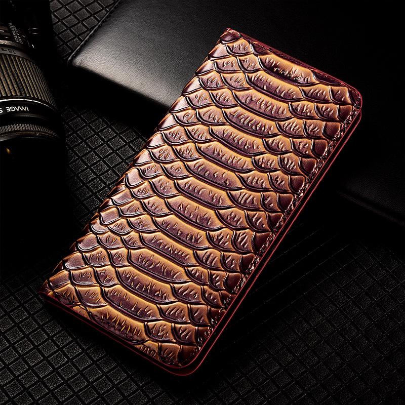 Genuine Leather Flip Cover for OPPO K12X, K11, K10pro, K9, K7, R17, R15 - Protect Your Phone In Style.