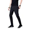 Мужские повседневные брюки Stretch Slim Fit с эластичной резинкой на талии Jogger корейские классические синие черные серые мужские фирменные брюки 5XL Plus Size