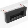 Wall Mounted Bioethanol Fireplace DELTA FLAT Black TÜV