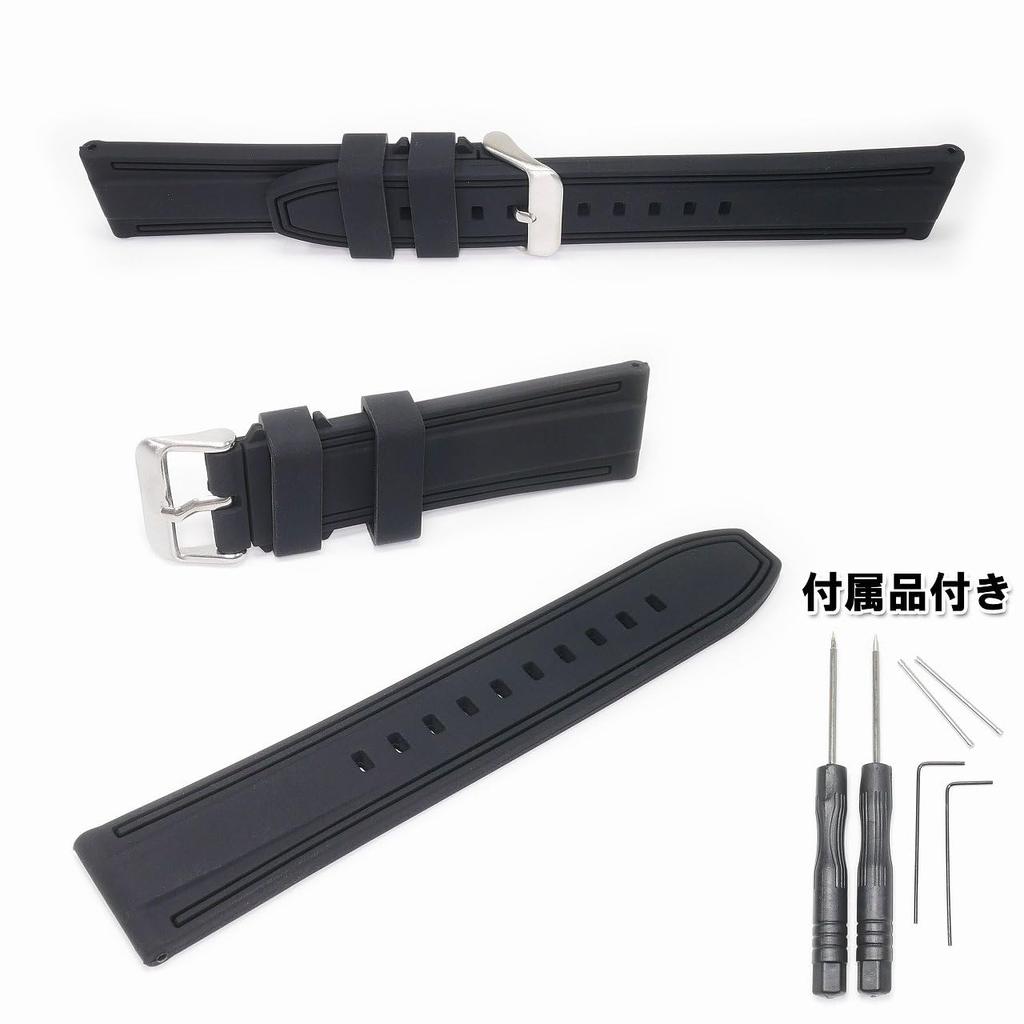 Эксклюзивный резиновый ремешок BLANCPAIN x Swatch с двойными линиями (Черный/Черные линии)