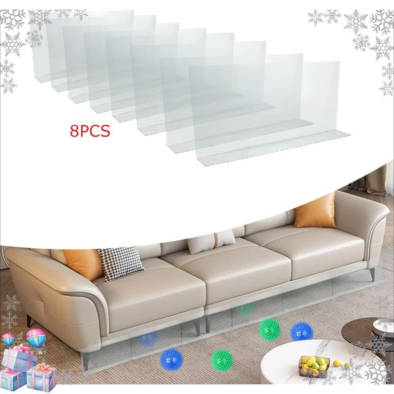 8 Pack Pet Proof Gap Guard Adjustable Barrier for Sofa Bed Under Strong Adhesive Easy Install