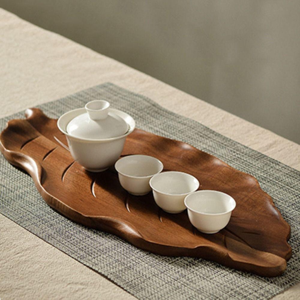 Smooth Surface Serving Platter Japanese Style Dessert Tray Afternoon Tea