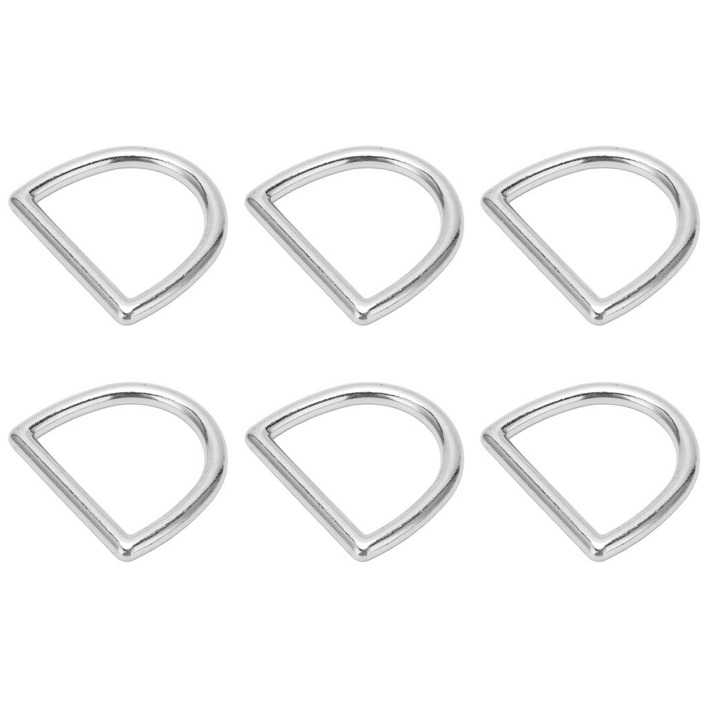 120 шт. D-образных колец, многоцелевых, из цинкового сплава, самодельных, полукруглых, D-образных колец, пряжки для брелока, сумки, ремня