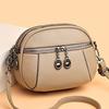 Leather Shoulder Bag Trendy Fashion Messenger Bag Trendy Women'S Bag Foreign Style Women