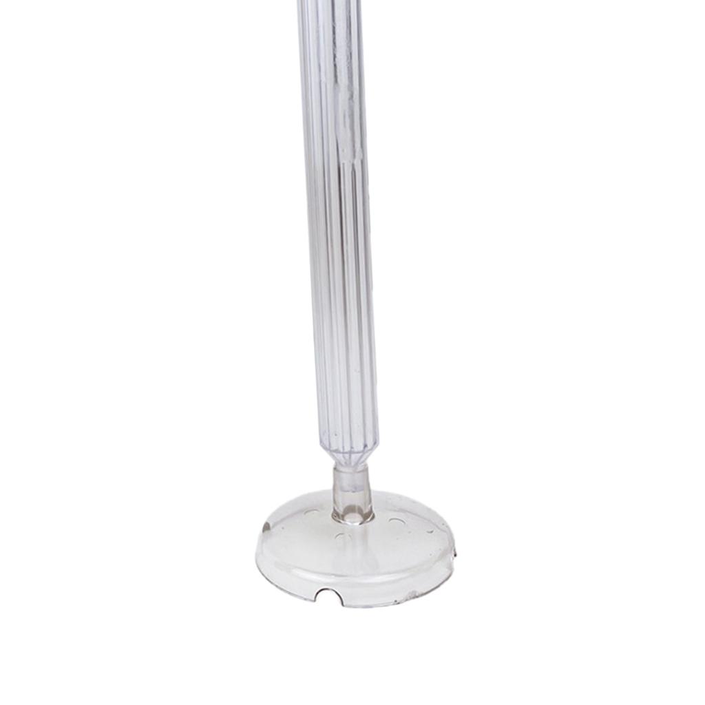 Durable Long Taper Candle Mold Stripe Wax Making Dinner Handmade Plastic Geometric Pole for Home Decor Polymer Clay Soap Making