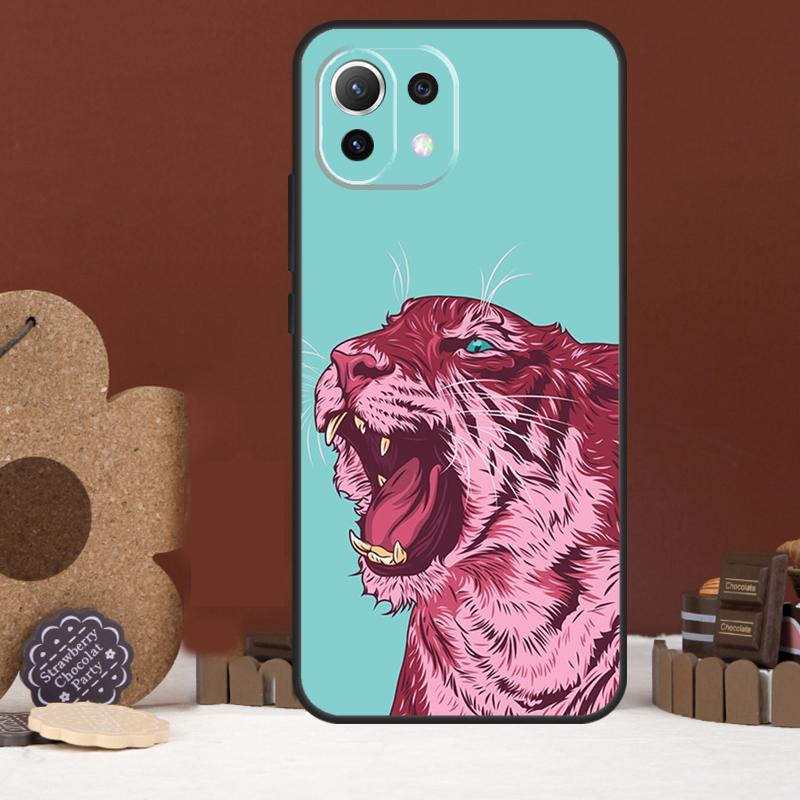 Чехол-арт с изображением тигра для Xiaomi 14 15 Ultra 15T 14T 13T 17 Pro Max POCO X7 Pro X5 X6 F5 F6 F7 F8 Ultra
