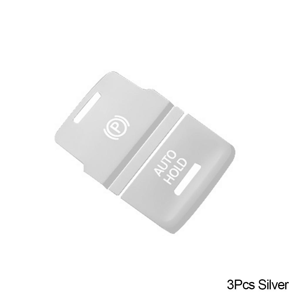 1/3 шт. автомобильный ручной тормоз автоматическое удержание кнопка переключения P наклейка крышка крышка стартовая отделка защита для VW Golf 7 7.5 MK7 AT 2015-2019