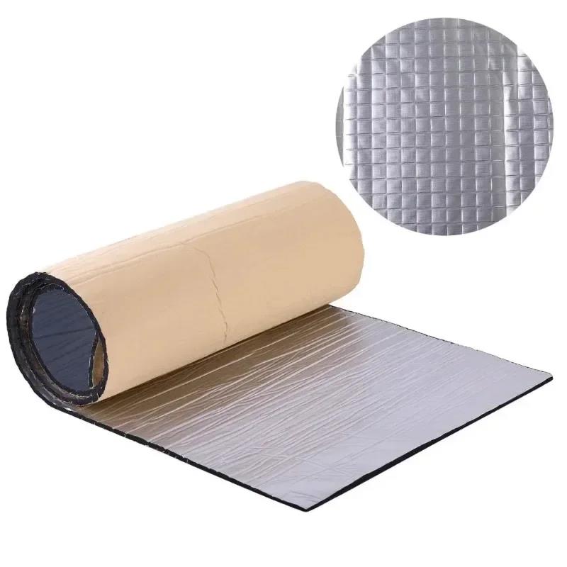 2000*500mm 250*400mm 5/10mm Car Sound Mat Proofing Deadener Heat Noise Insulation Deadening Mat Hood Closed Cell Foam Accessory Heat Shields 2