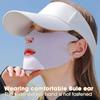 1/2pcs Outdoor Hiking UV Protective Mask Universal Sunscreen Facial Mask Moisturizing Breathable Sun Protection Face Patch