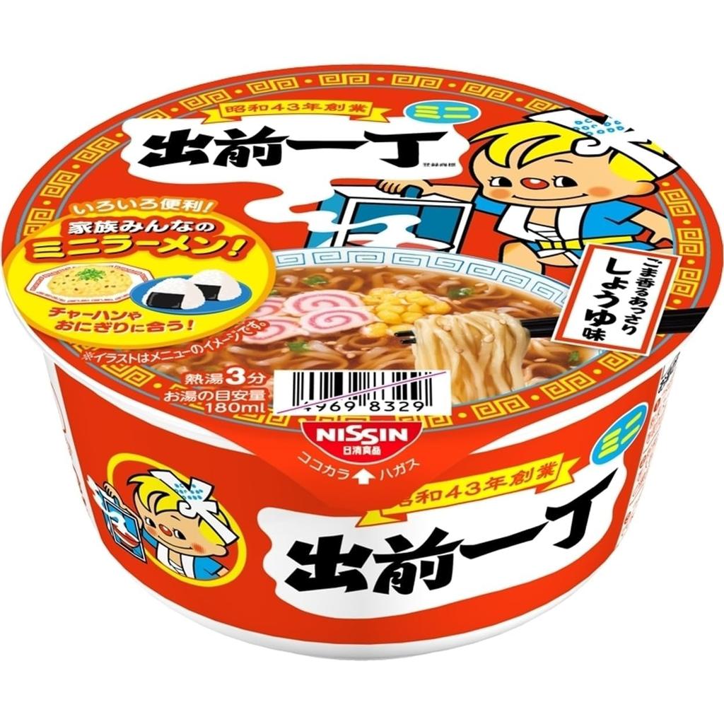 Nissin Foods Demae Iccho Mini Donburi 38g ×12 pcs