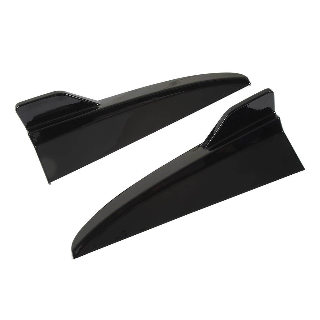 1 Pair Rear Bumper Lip Diffuser Tail Side Splitter Replacement for C‑Class W205 C43 ‑Line 2015‑2021