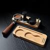 51/53/58mm Coffee Tamper Station Stand Wooden Coffee Portafilter Organizer Coffee Lever Tool Mat Dispensing Rod Filter Holder