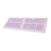 PBT Колпачки для клавиш Pudding 129 Клавиш Полупрозрачные OEM Высота Двухцветное Литье под Давлением Колпачки для Механических Клавиатур