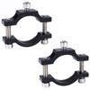 XuJJunB Pipe Clamp, Set of 2, Pipe Fixing Fittings, Handle Clamp, Motorcycle, LED Work