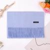 Autumn and Winter Female Scarf Cashmere Women Solid Color Long Tassel Lady Wraps Shawls