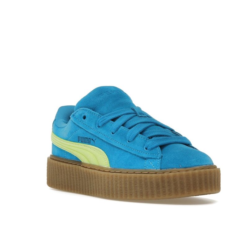 Puma Fenty X Creeper Phatty Speed Blue Lime Unisex Sneakers Purple Lime-Pow Gum 396403-02