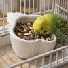 Bird Shaped Hamster Food Bowl Large Capacity Bird Cage Feeder Parrot Water Bowl  Small Animals