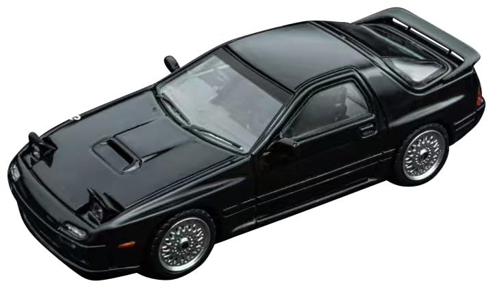 FREESTYLE AT MODEL Масштабная модель Mazda RX7 FC3S Infini Металлик Черный Блистерная упаковка Готовое изделие AT64008 1/64