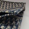 [Pre-Owned] Book Tote Hand-Embroidered Monogram Large Capacity Canvas Tote Bag - Excellent #LAKQIK