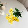 Искусственный цветок тонкой работы реквизит для фотосессии яркий цвет красивый искусственный ирис бабочка цветок дорожный декор свадебное украшение